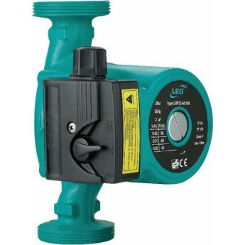 Насос циркуляционный LEO LRP 32-80/180 (297 Вт, 167 л/мин, Н-7.3 м, гайка 32 мм, d трубы 2